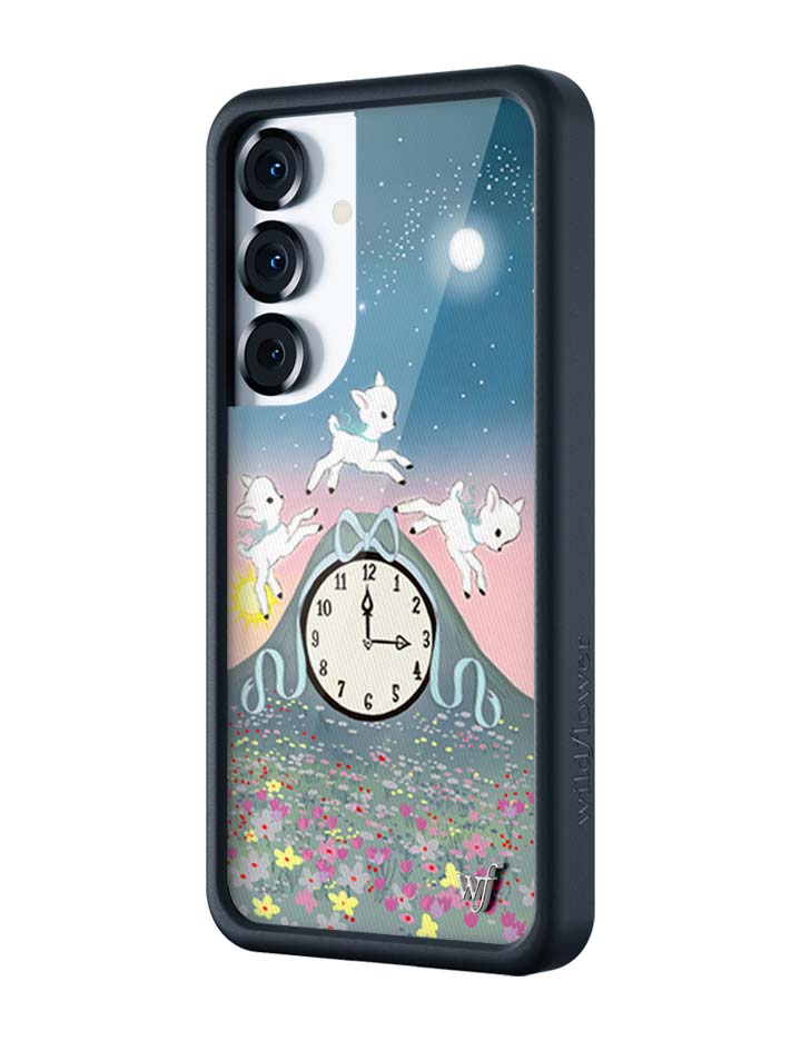 Wildflower Galaxy S25 case Laufey Collab Clock Cute