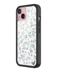 Wildflower Lilac And Blue Floral iPhone 15 Case