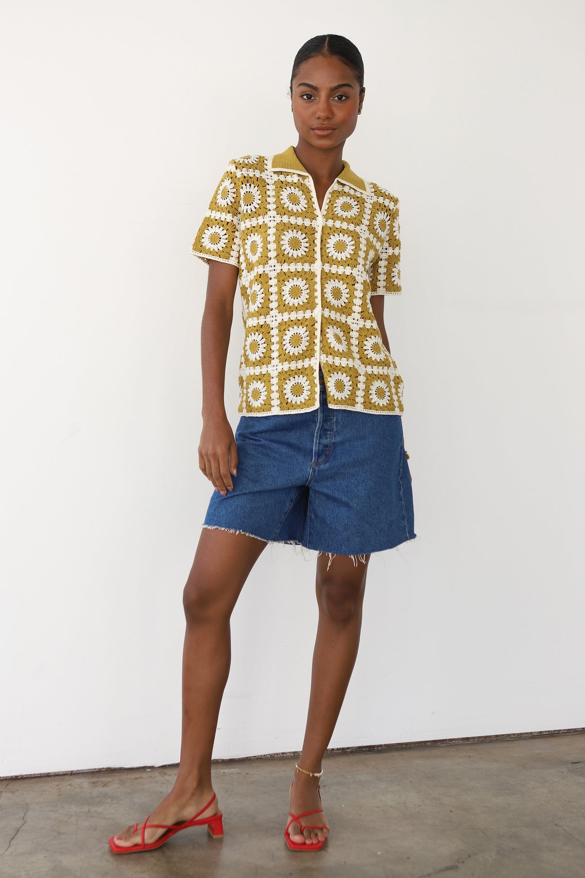 Leonor Crochet Polo - Bronze