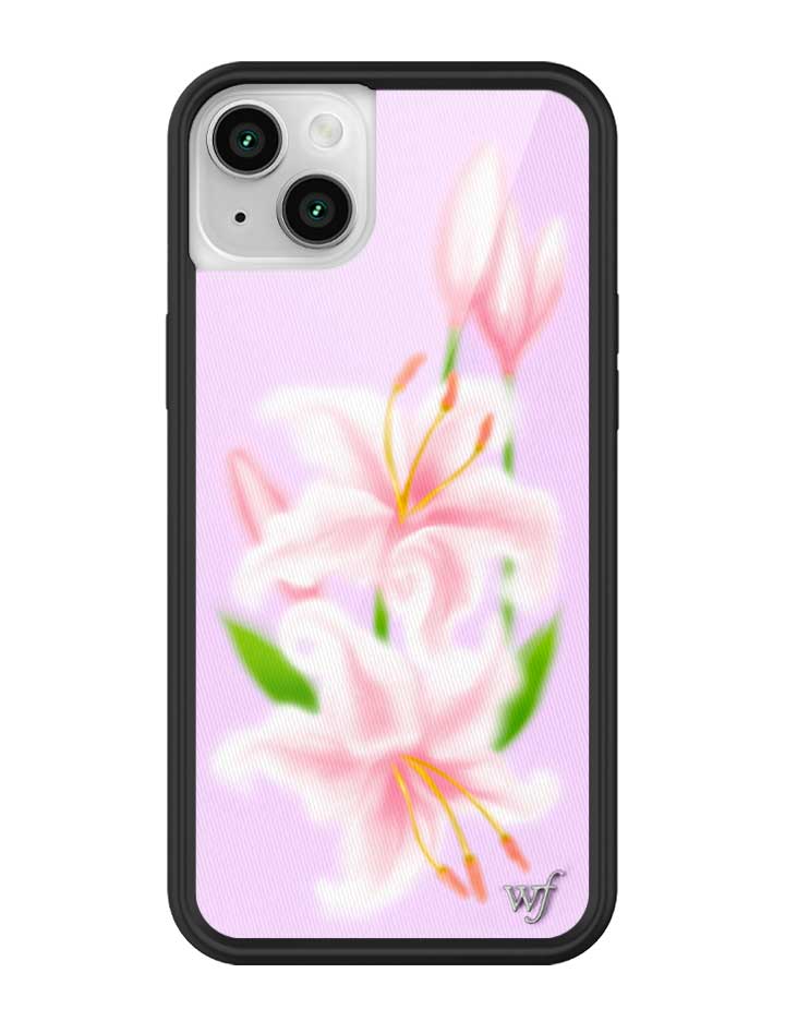 Wildflower iPhone case 14 Sweet Lily Lilac Cute
