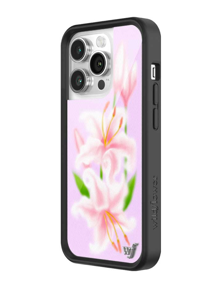 Wildflower iPhone case 14 Pro Sweet Lily Lilac Cute