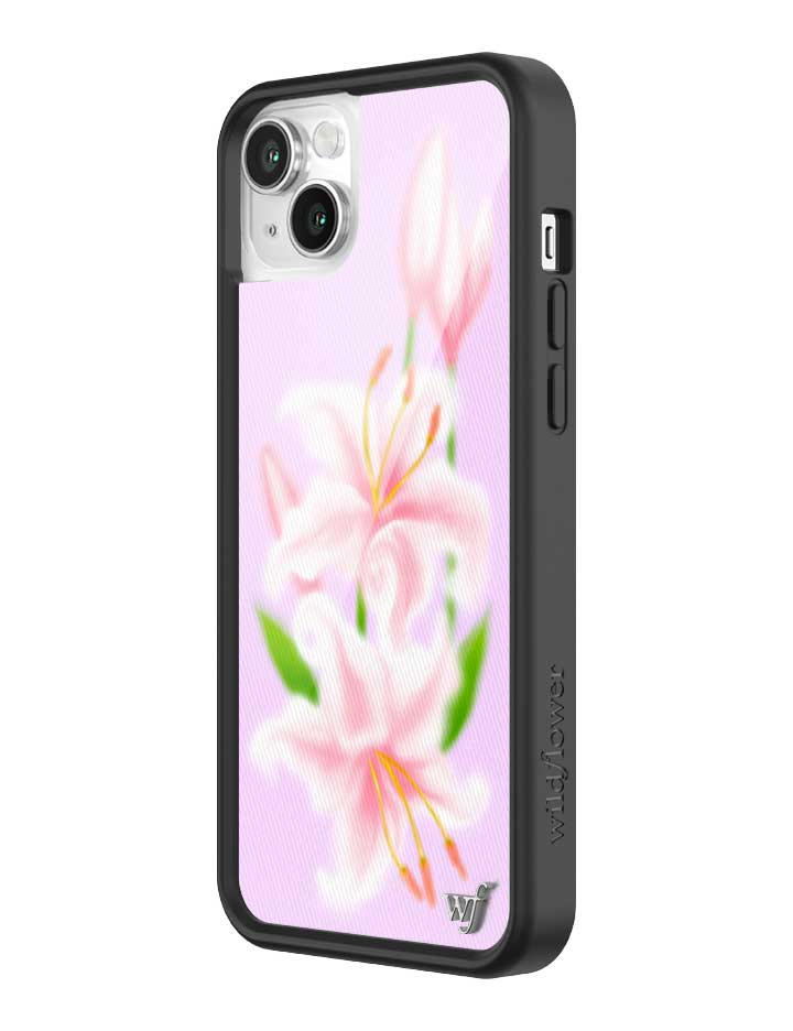 Wildflower iPhone case 14 Plus Sweet Lily Lilac Cute