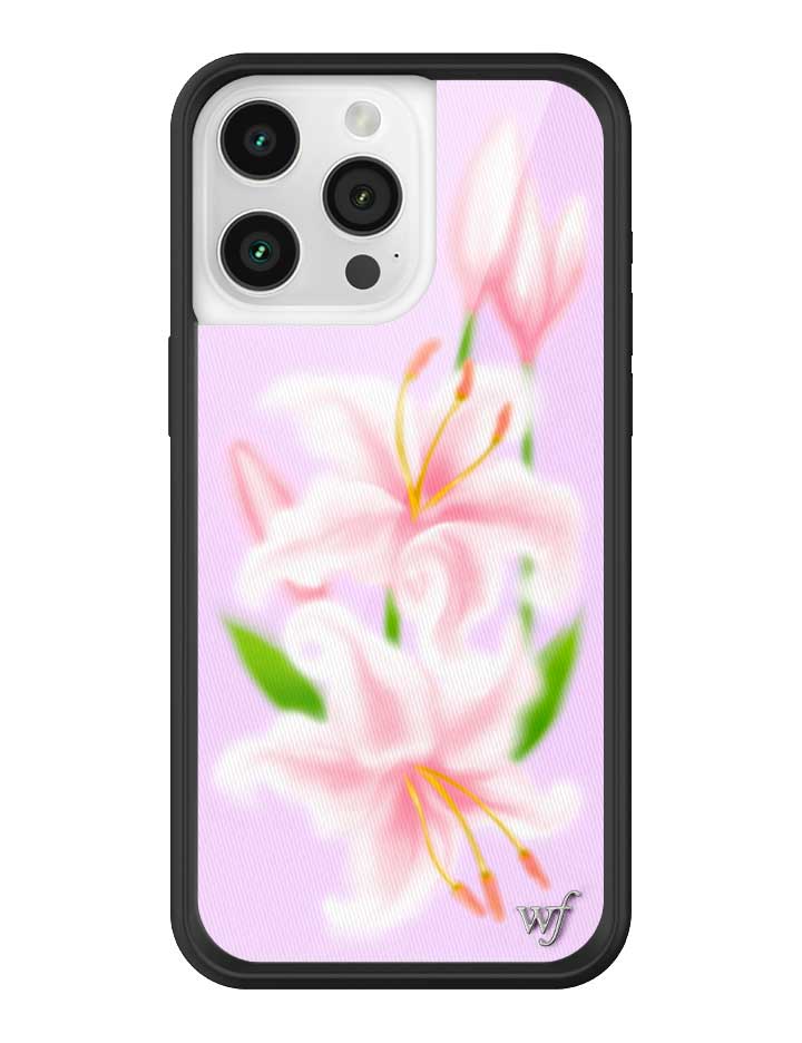 Wildflower iPhone case 15 Pro Max Sweet Lily Lilac Cute