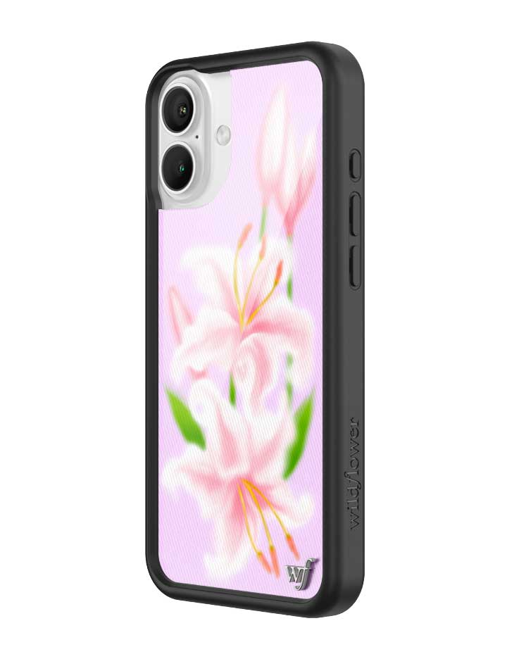 Wildflower iPhone case 16 Plus Sweet Lily Lilac Cute