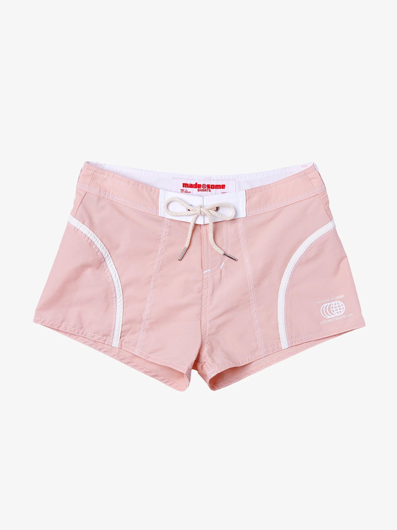 Made Some - Made Some Short Shorts - Pink/White -