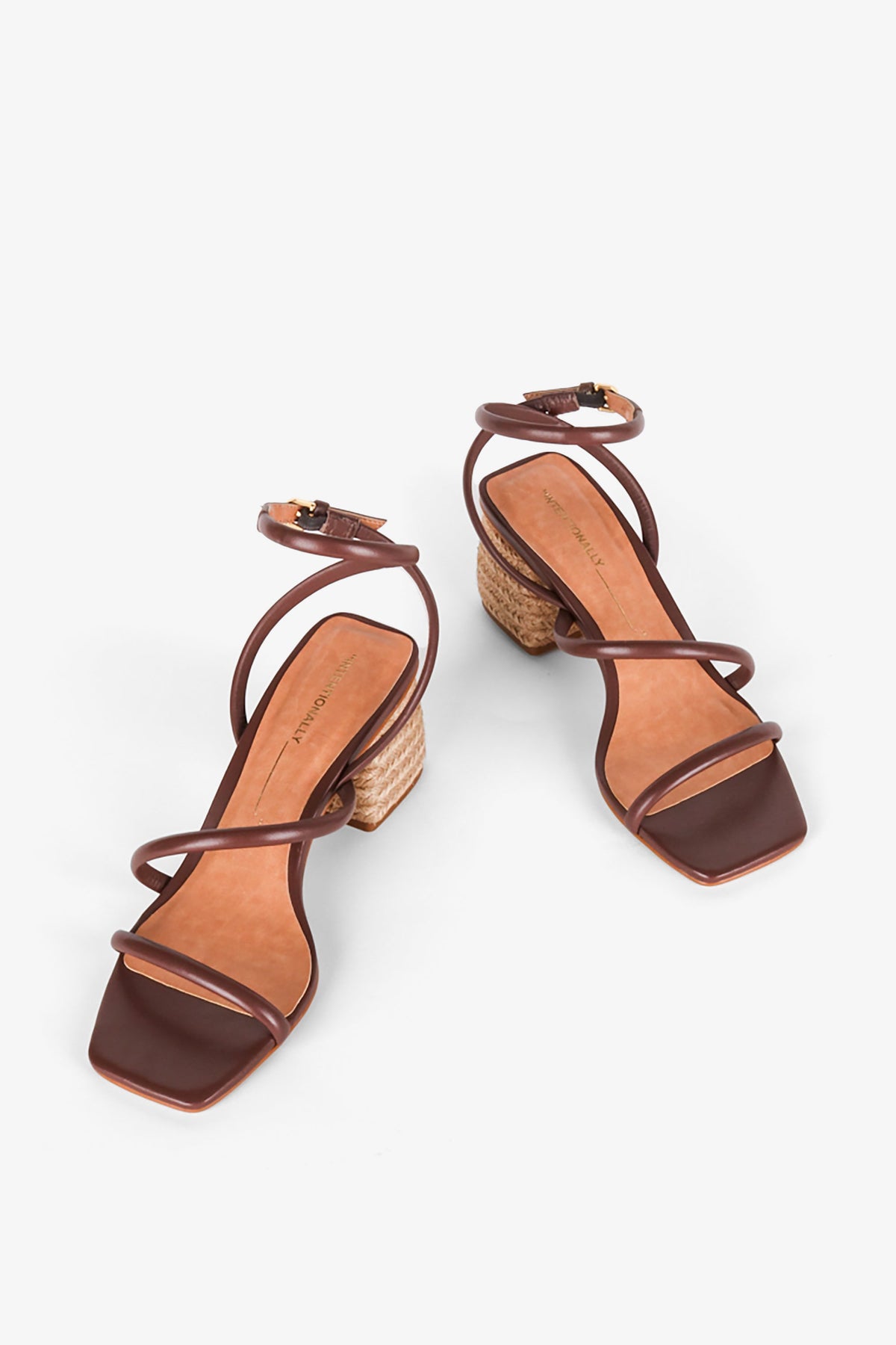 Intentionally Blank - Limo Heeled Sandal - ESPRESSO LEATHER