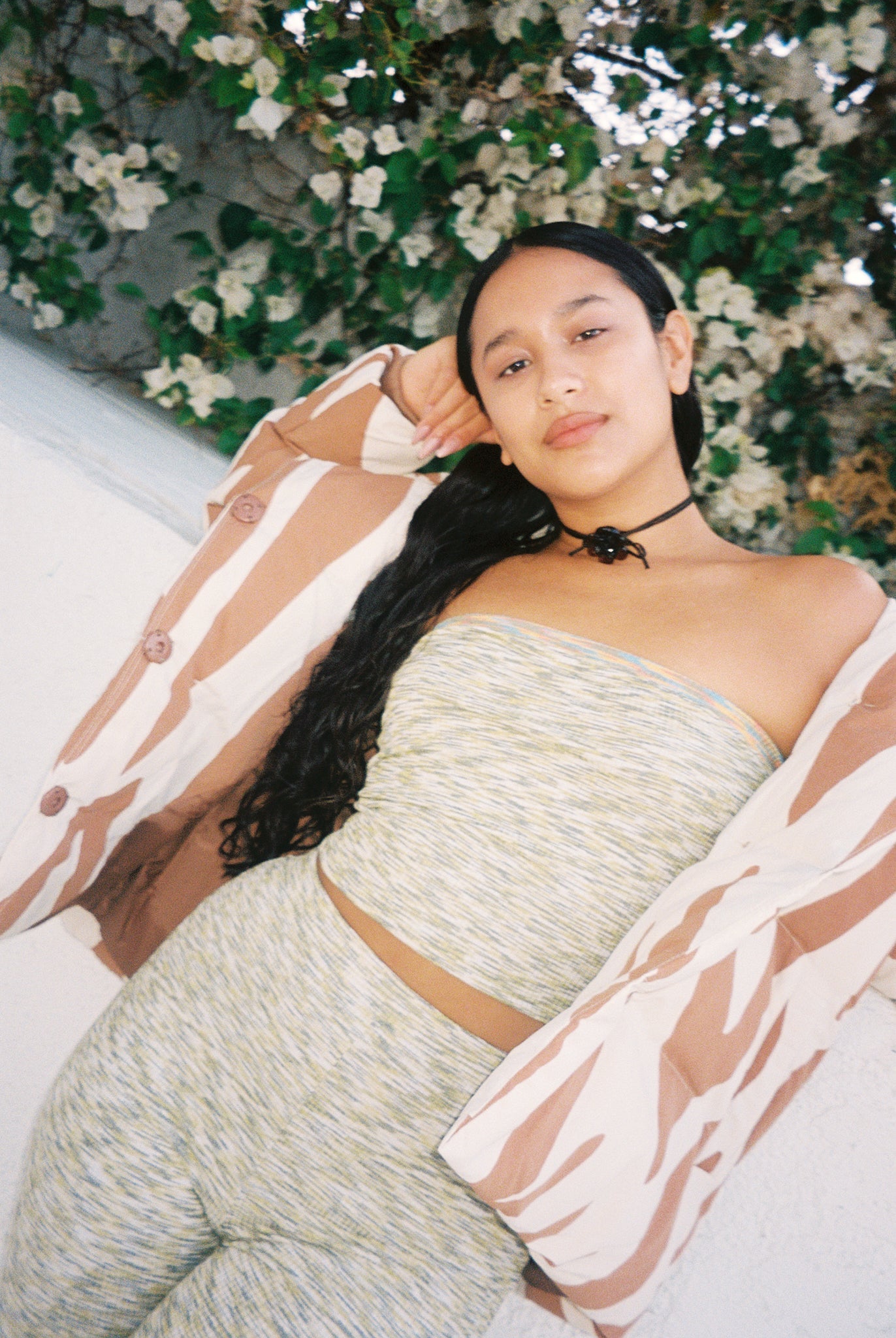 Lisa Says Gah - Harmony Tube Top - Honeydew/ Flame -