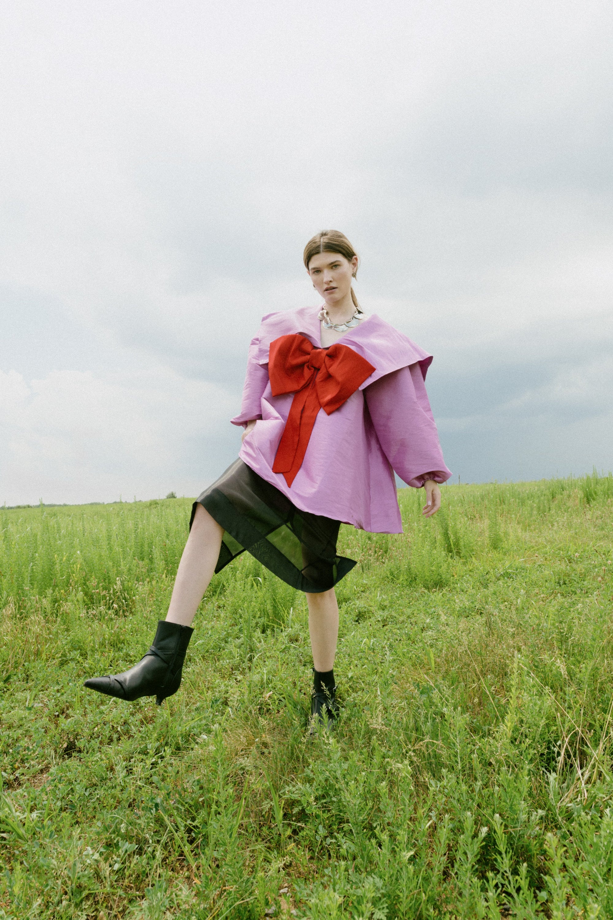 Intentionally Blank - Link Kitten Heel Buckled Ankle Boot -