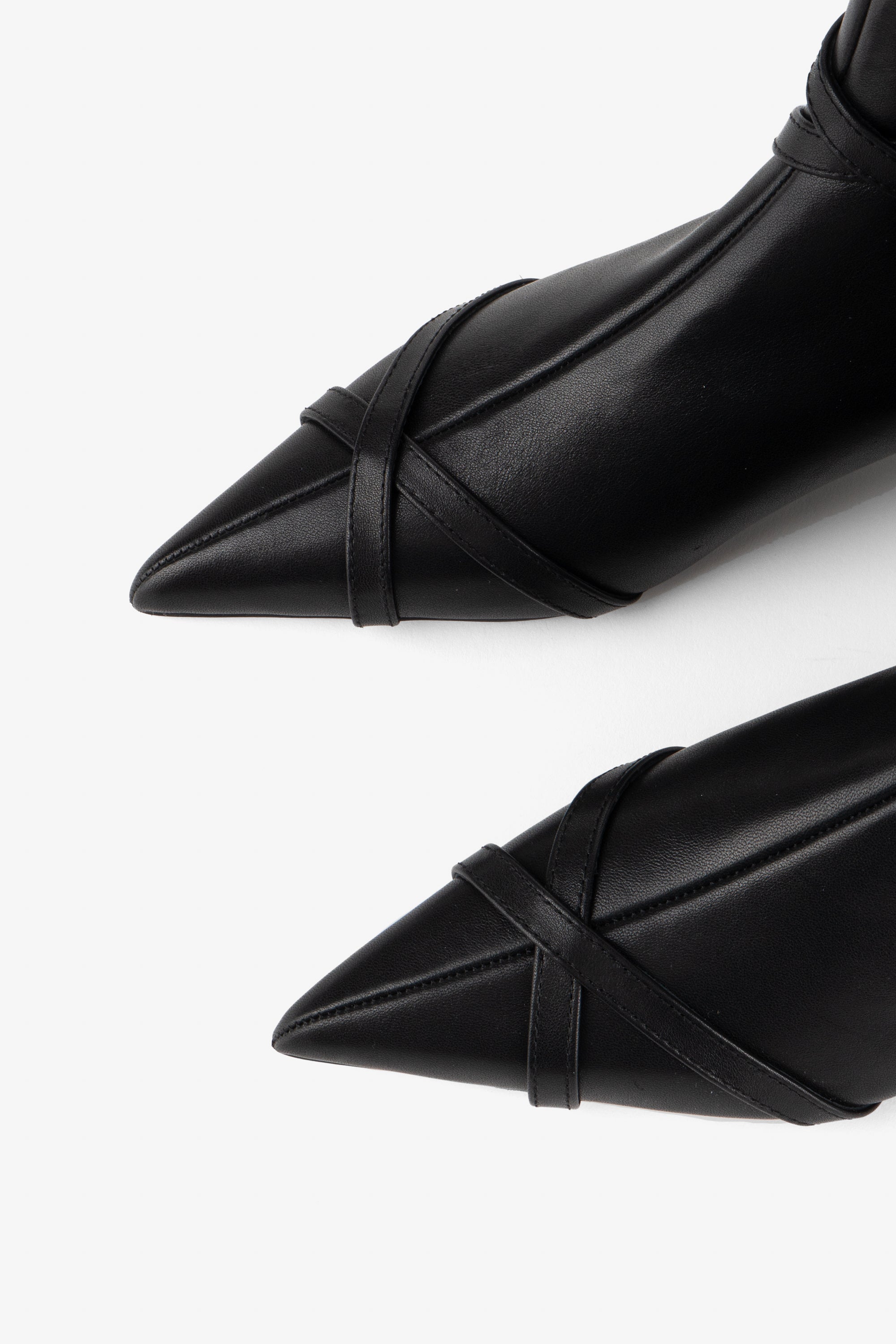 Intentionally Blank - Link Kitten Heel Buckled Ankle Boot -