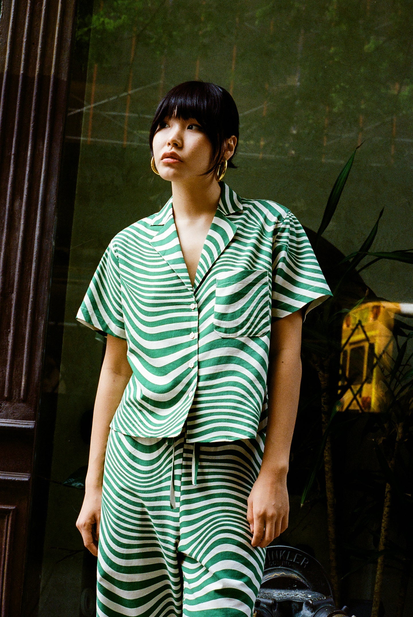 WRAY - Long Lounge Set - Algae Swirl -