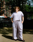 WRAY - Lounge Pants - Lilac Check -