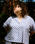 WRAY - Lounge Pants - Lilac Check -