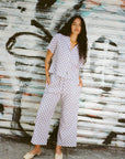 WRAY - Lounge Pants - Lilac Check -