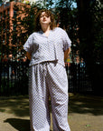 WRAY - Lounge Pants - Lilac Check -