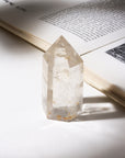 Luna Norte - Celestial Clear Quartz Gemstone Tower - Light