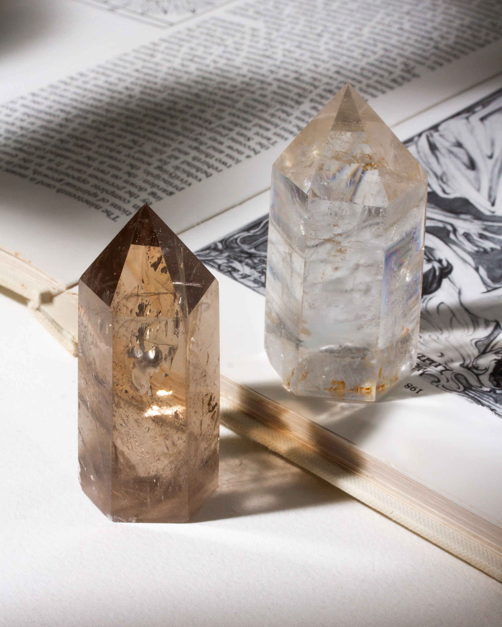 Luna Norte - Celestial Clear Quartz Gemstone Tower -
