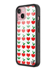 Wildflower iPhone case 15 Love Blooms Hearts Cute
