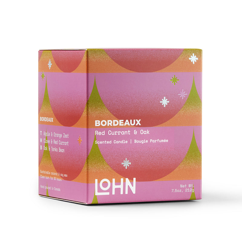 LOHN - Bordeaux Candle - Red Currant & Oak -