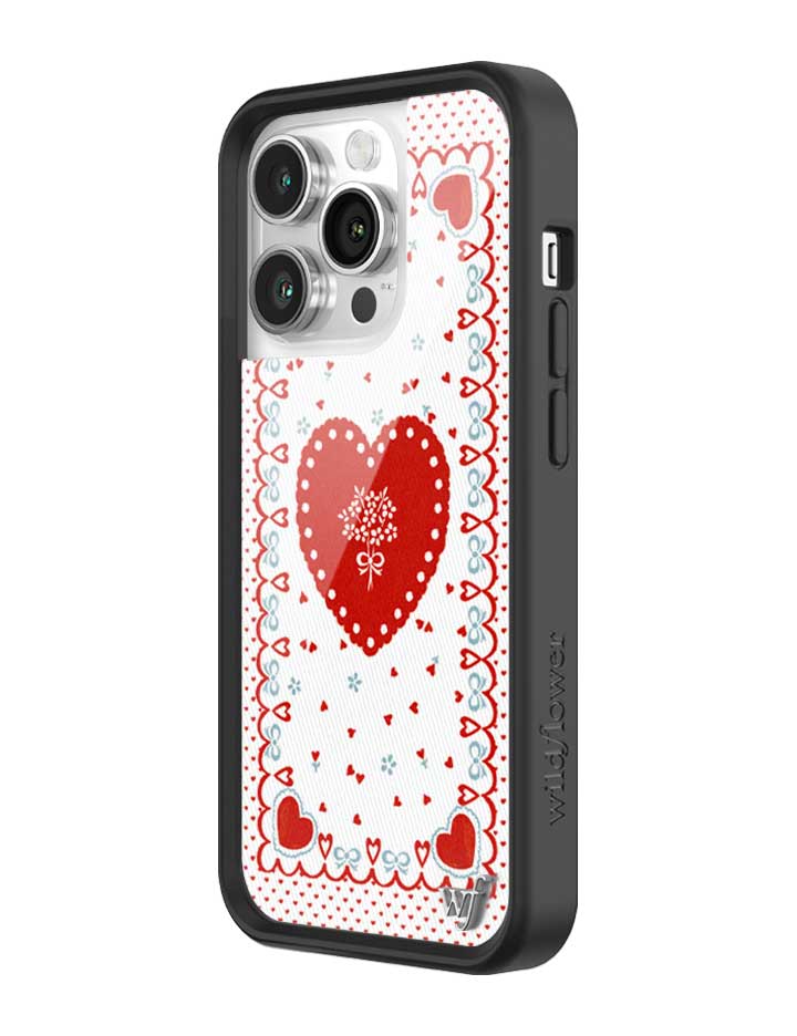 Wildflower iPhone case 14 Pro Lovers Lane Red Cute