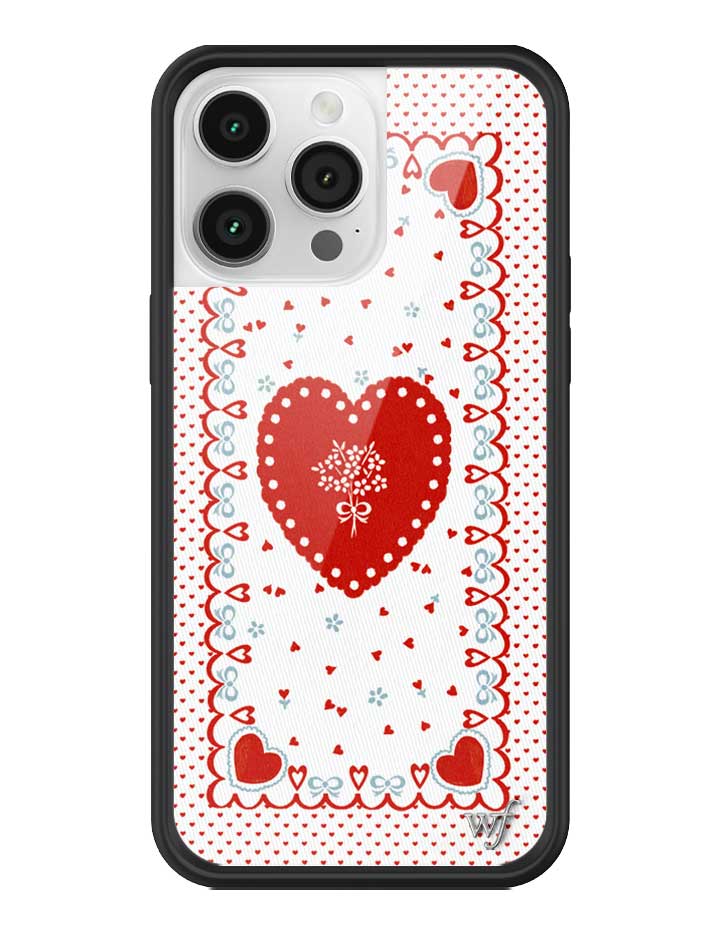 Wildflower iPhone case 14 Pro Max Lovers Lane Red Cute