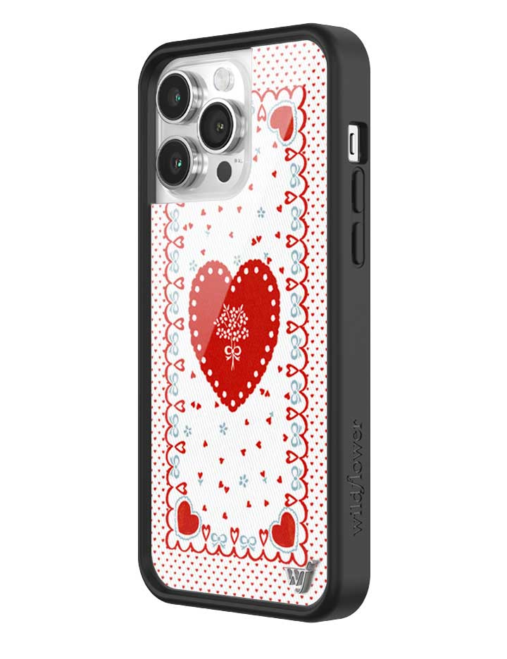 Wildflower iPhone case 14 Pro Max Lovers Lane Red Cute