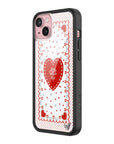Wildflower iPhone case 15 Plus Lovers Lane Red Cute