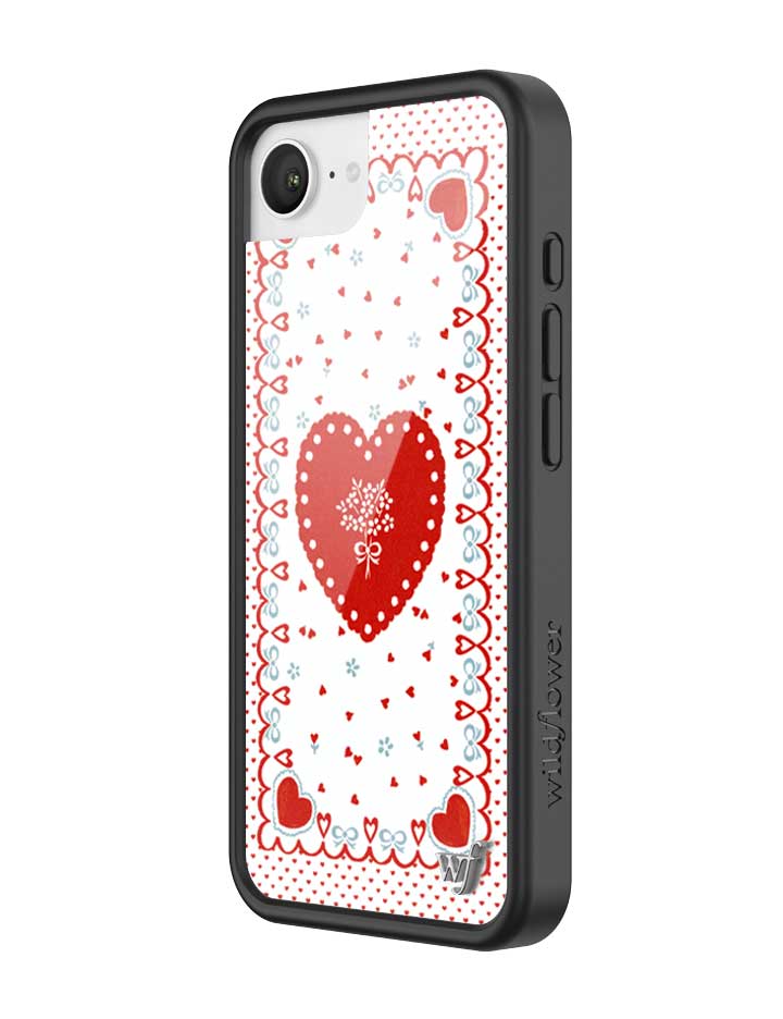 Wildflower iPhone case 17e Lovers Lane Red Cute