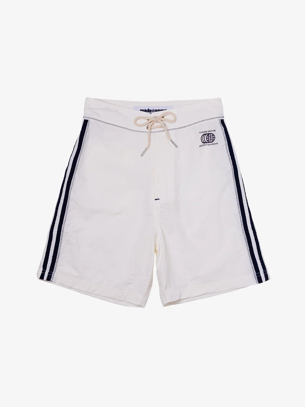 Made Some - Made Some Long Shorts - White/Navy -