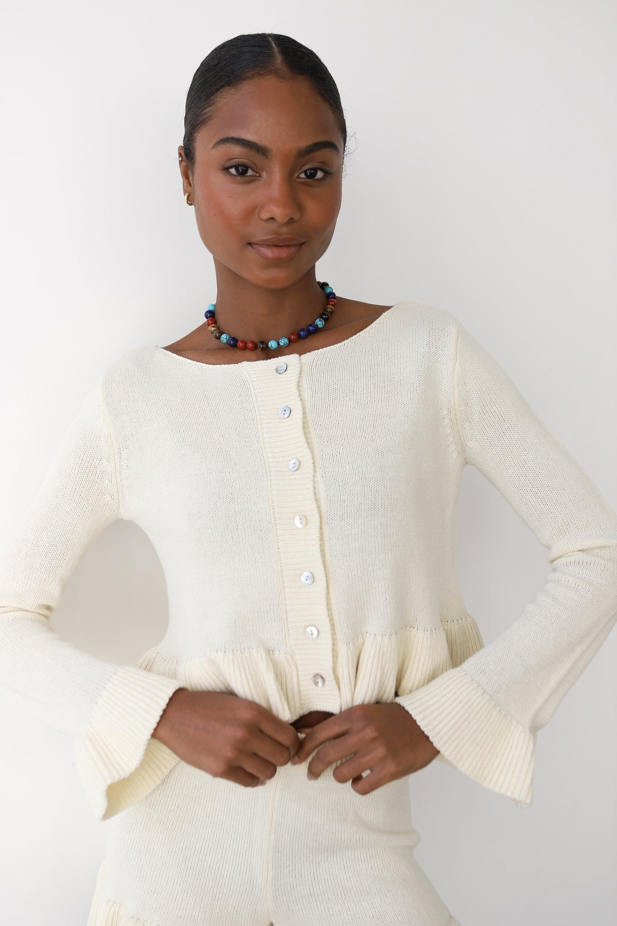 Lucia Cardigan - Creme