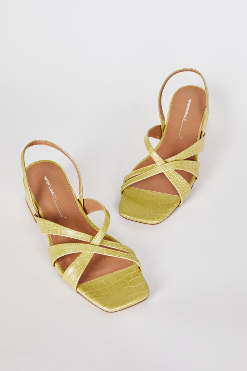 Intentionally Blank - Lucille Heel - GINGER LEATHER