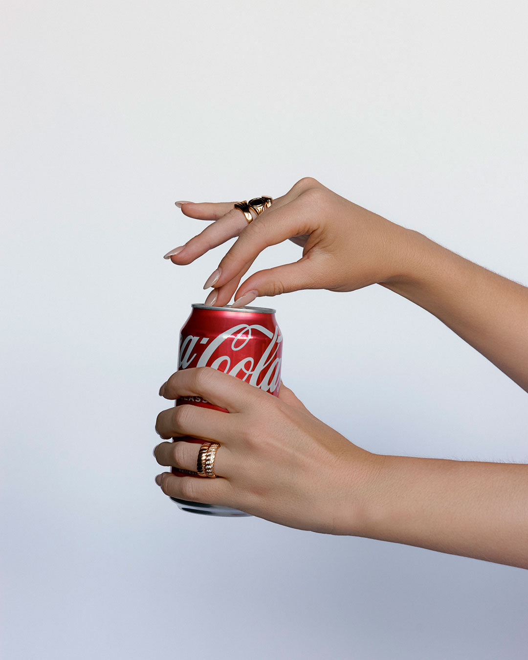Luv Aj - The Snake Chain Ring Set -