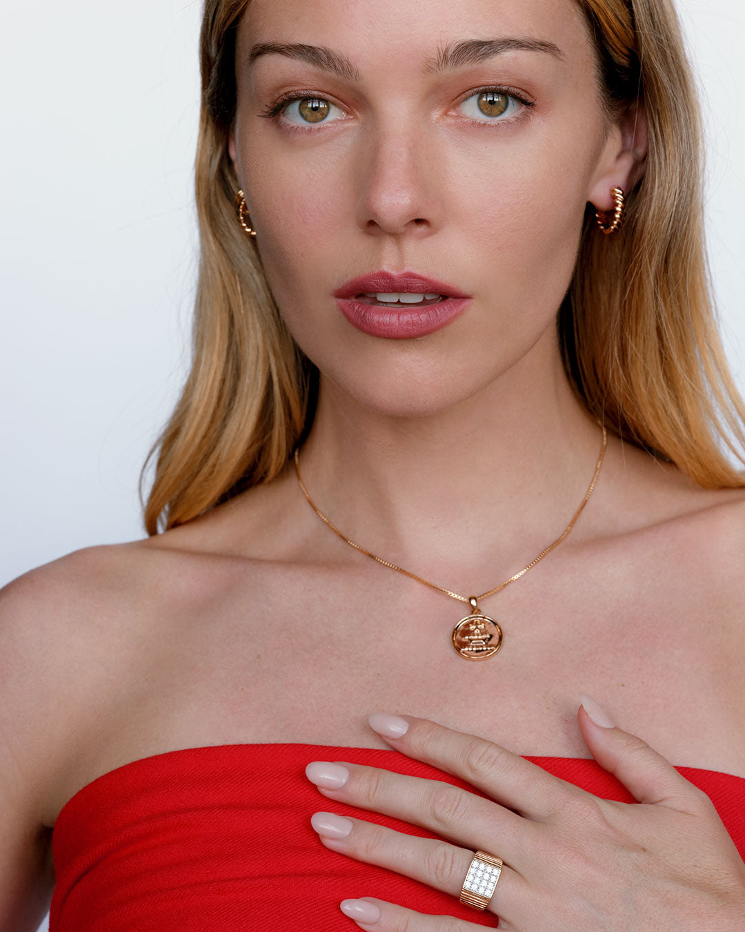 Luv Aj - The Pave Square Signet Ring -