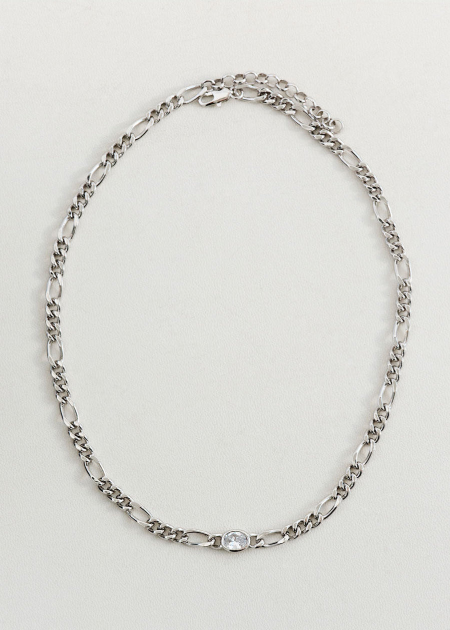Luv Aj - The Oval Bezel Chain Necklace -