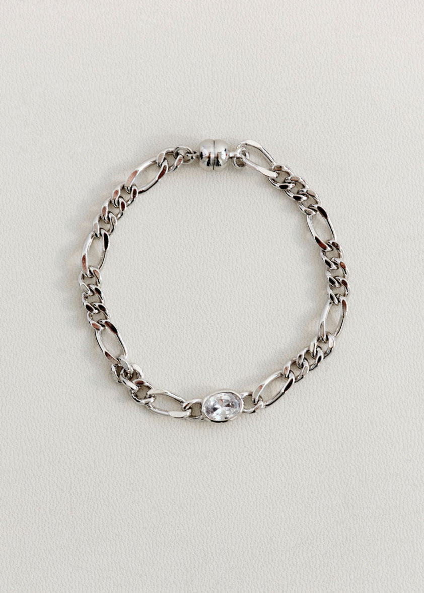 Luv Aj - The Oval Bezel Chain Bracelet -