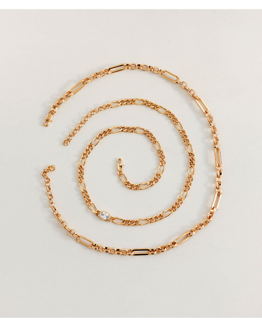 Luv Aj - The Oval Bezel Chain Necklace -
