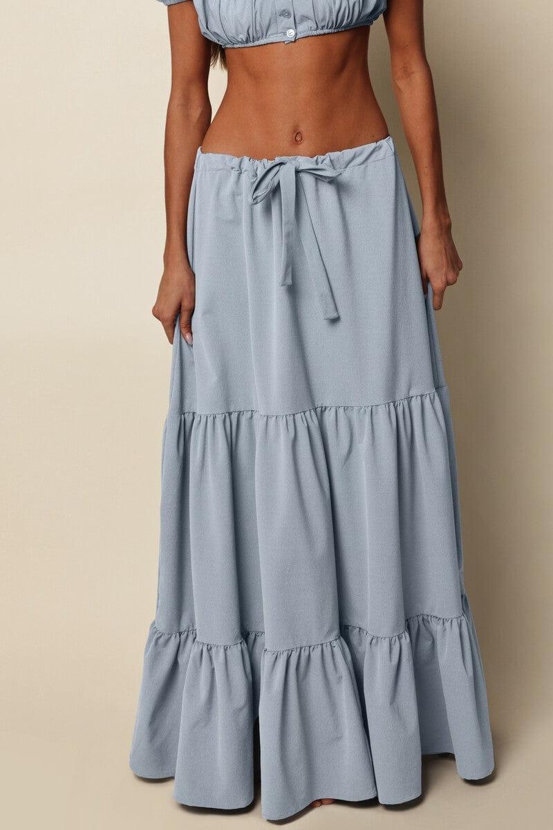 Montce - Light Denim Cottage Skirt -