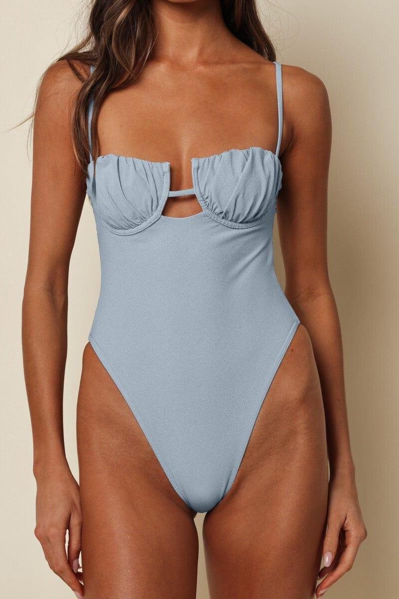 Montce - Light Denim Petal One-Piece -