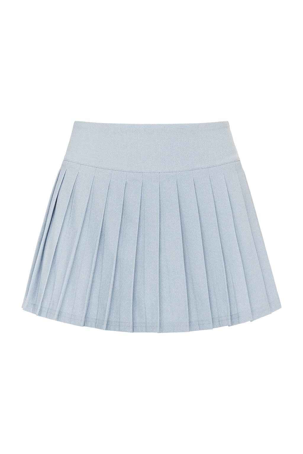 Montce - Light Denim Tennis Skirt -