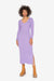 Lila Midi Dress - Periwinkle