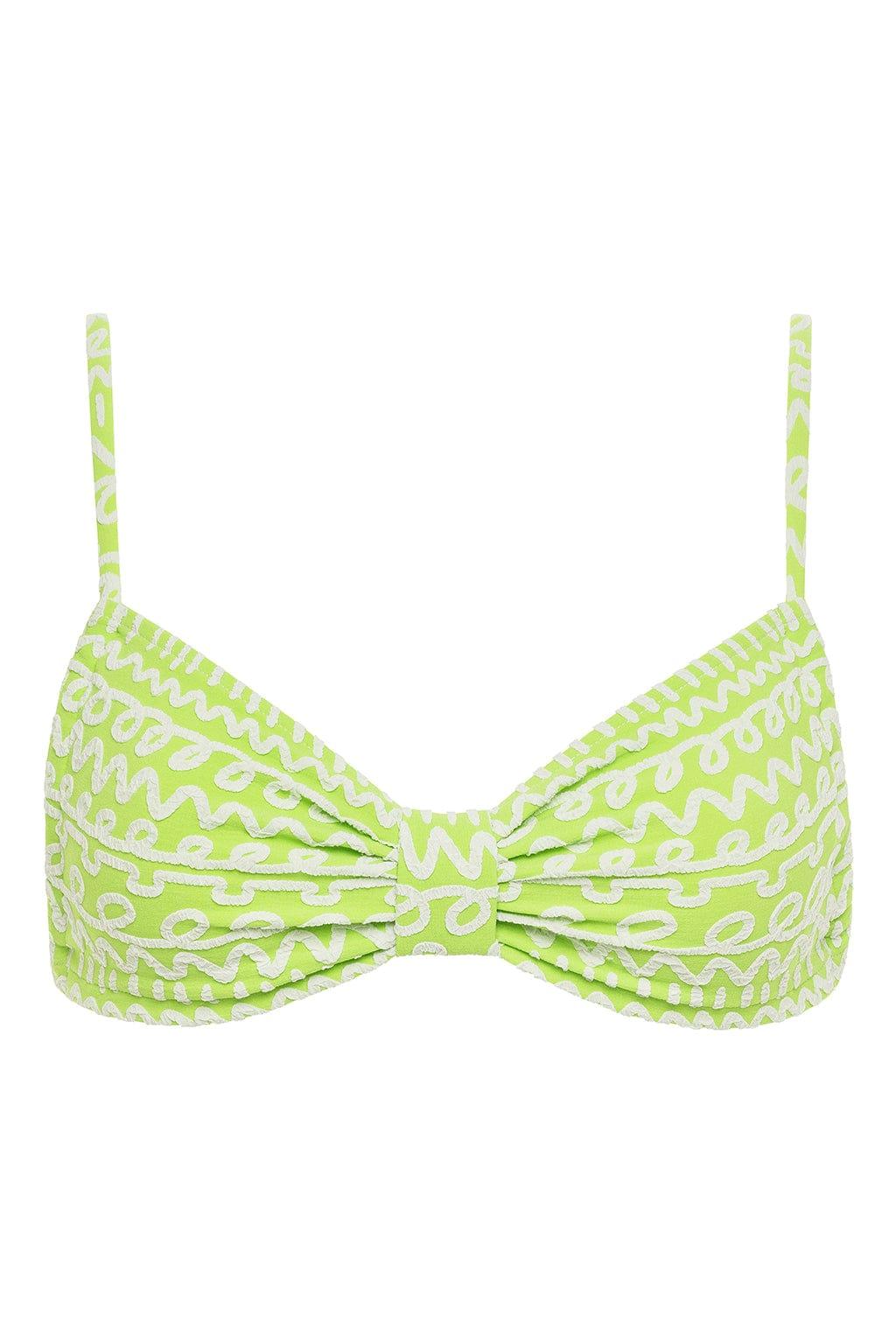 Montce - Lime Icing Devin Bikini Top -