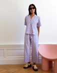 WRAY - Lounge Pants - Lilac Check -
