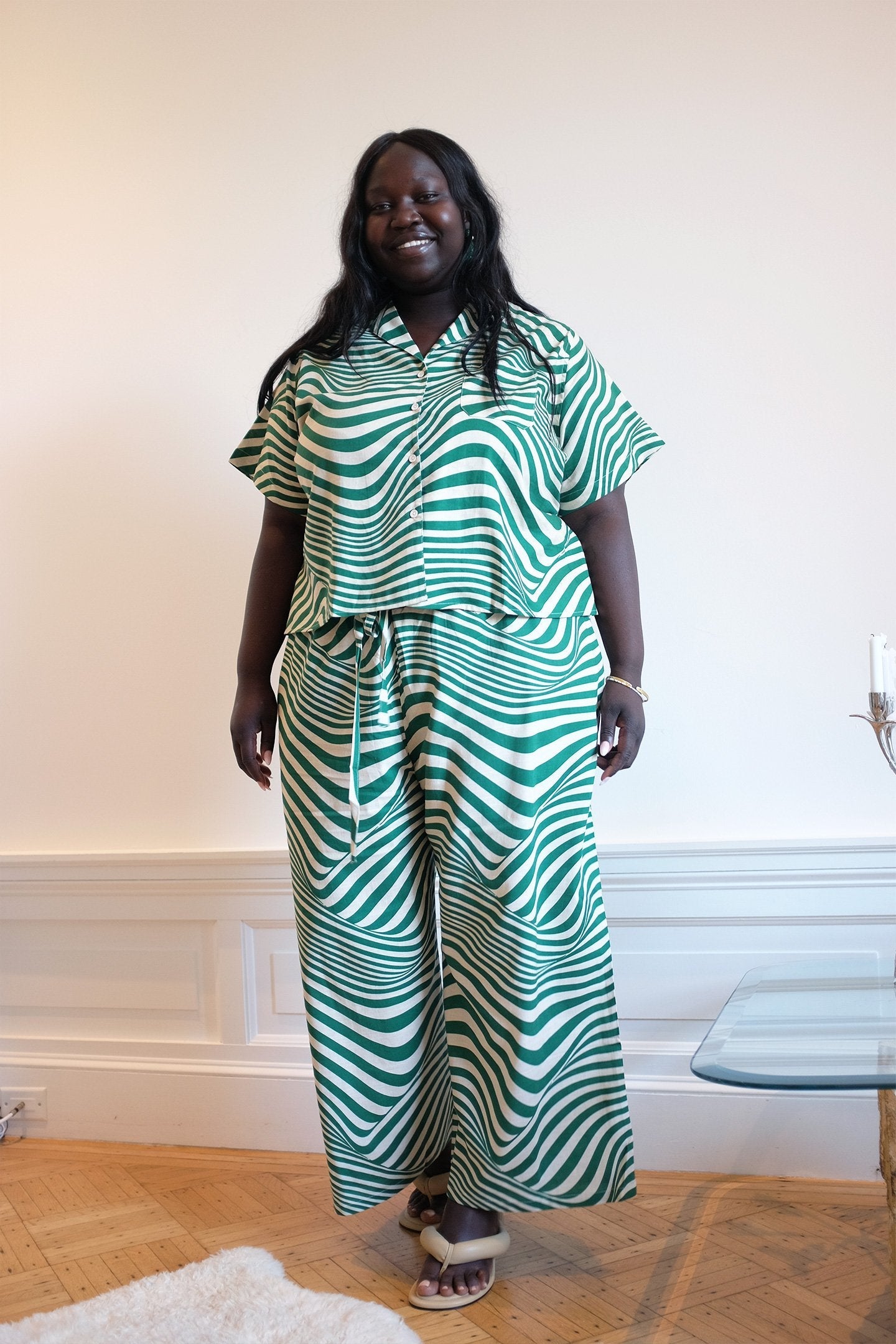 WRAY - Long Lounge Set - Algae Swirl -