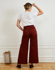 Brigitte Trouser in Cocoa Brown | LOUP
