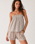 Me + Lia - Luna Shorts Set - Taupe -