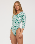 Noserider Surf Club - Classic Long-Sleeve Surf Suit in Lush Tropics -