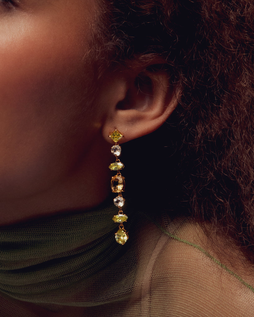 Luv Aj - The Isabella Drop Earrings -