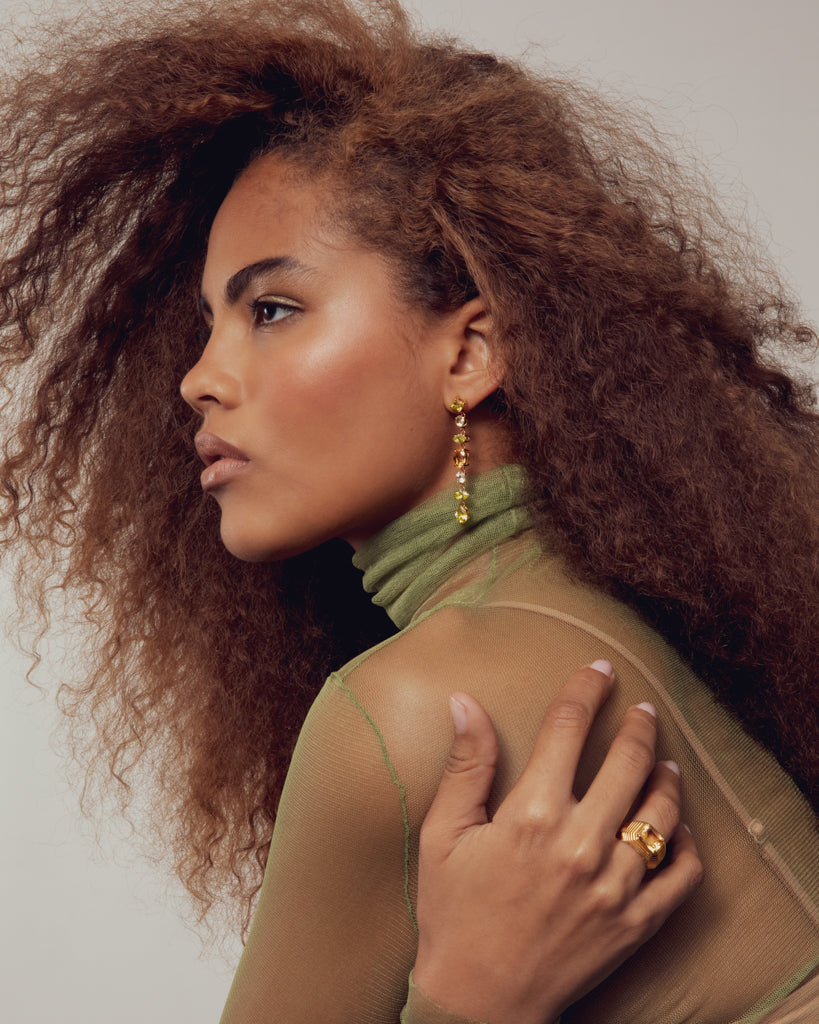 Luv Aj - The Caroline Step-Cut Ring- Citrine -