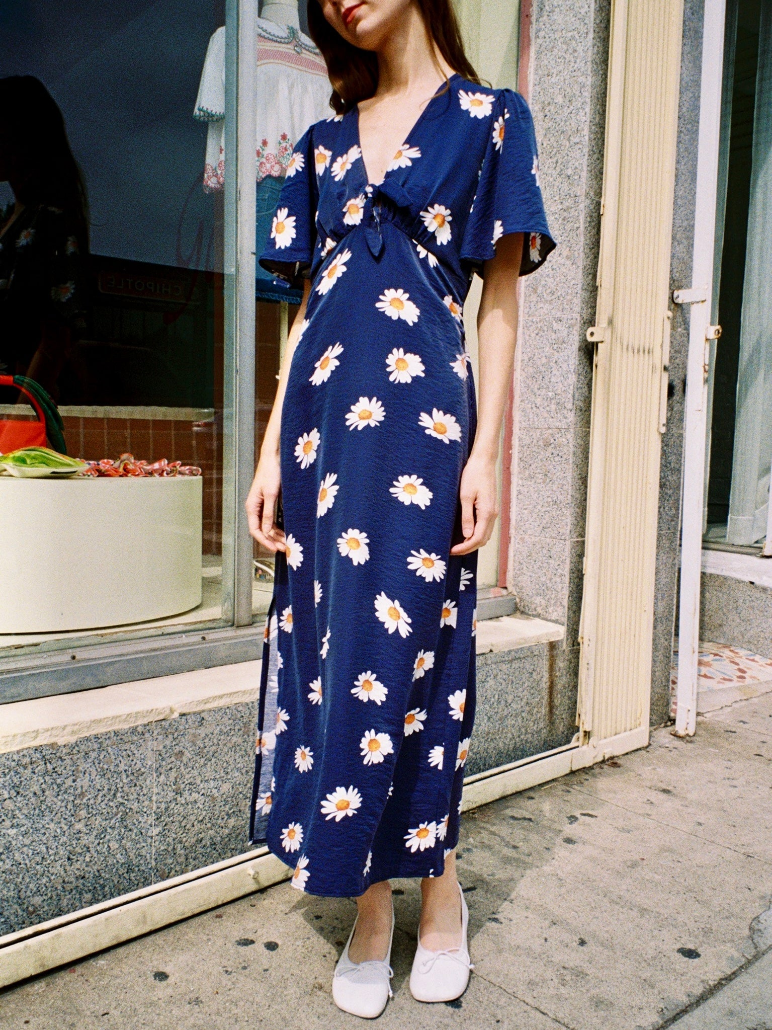 Lisa Says Gah - Jess Dress - Navy Daisy -