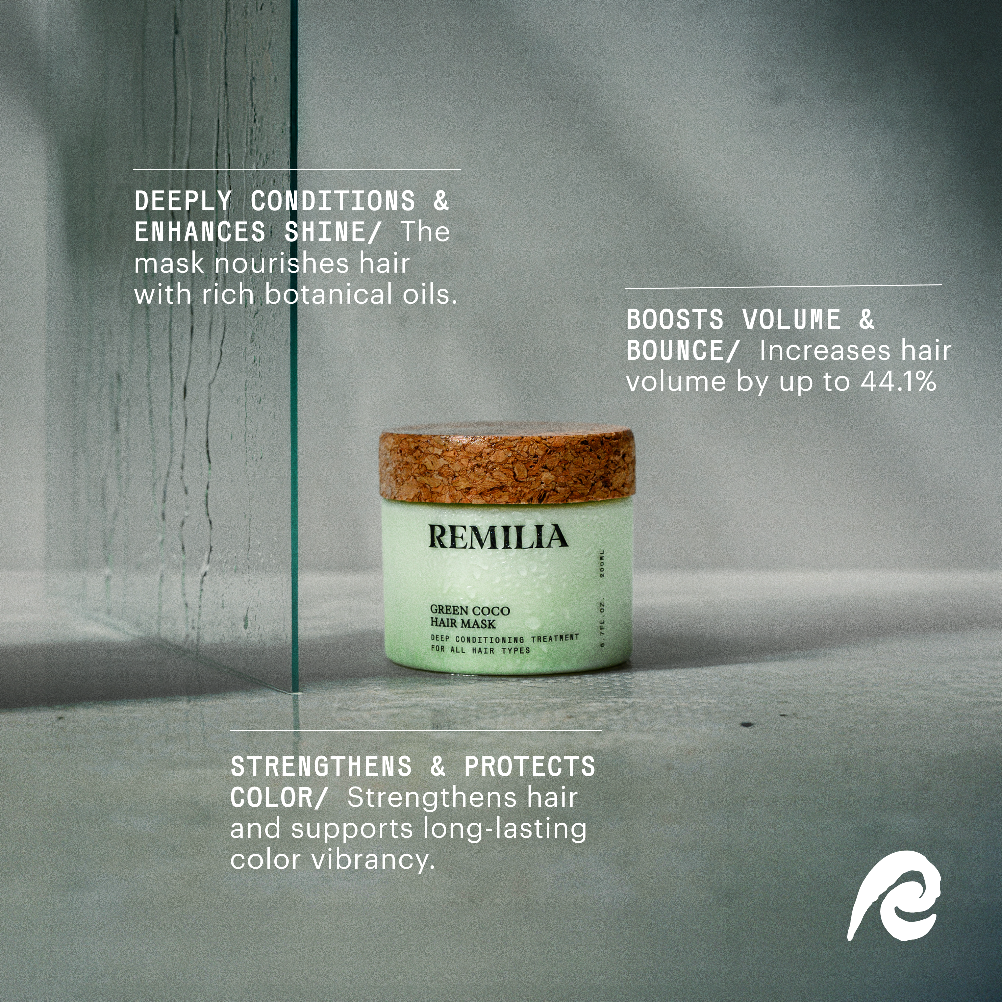 Remilia Hair - Green Coco Hair Mask -