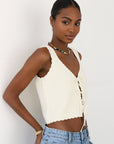 Mai Crochet Tie Tank